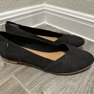Women's Toms Black Briella Flats